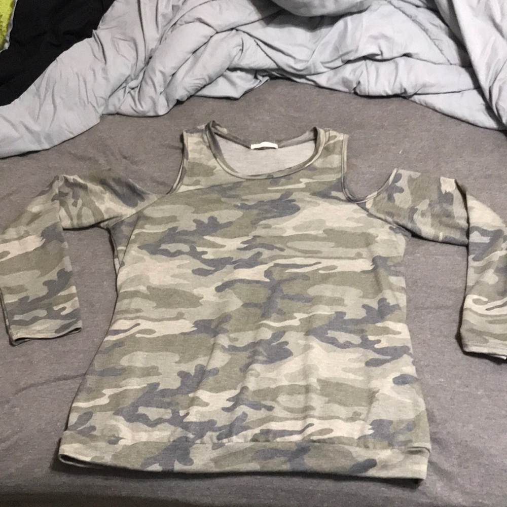 Camo long sleeve shirt